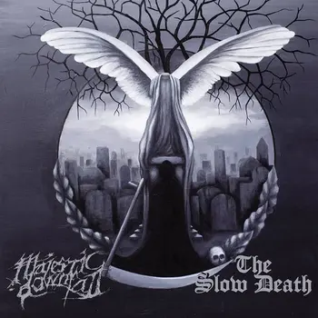 Copertina dello split tra Majestic Downfall e The Slow Death